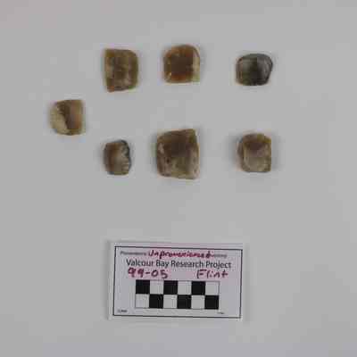 Gun Flint, Lot of 7