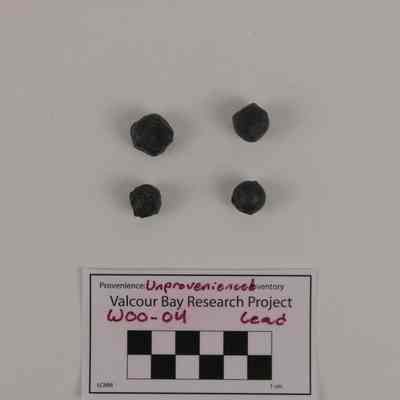 Musket Ball, Lot of 4