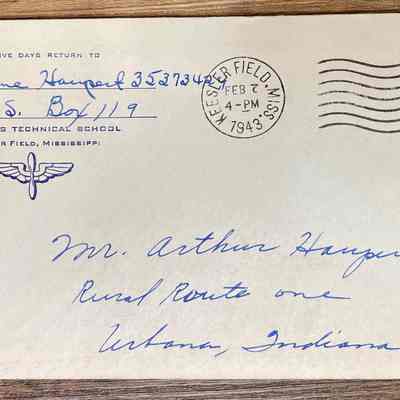 Letter - Pvt. Eugene Haupert (35373424) to Arthur Haupert (Feb. 7, 1943)