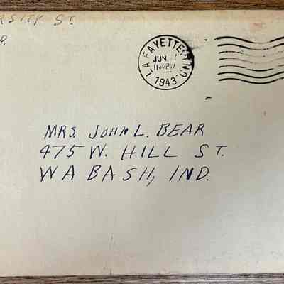 Letter - Robert Milner Bear to Mom, Mrs. John L. Bear (Postmarked Jun. 27, 1943 | 11:30PM)