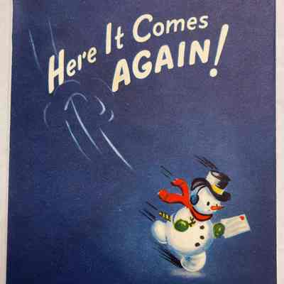 Merry Christmas Card - (1951)