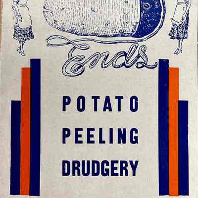 New Wonder Invention Ends Potato Peeling Drudgery - A Boon to Housewives