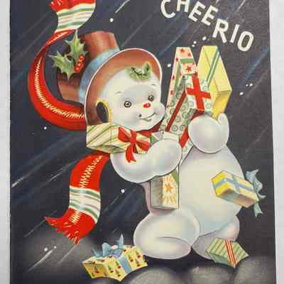 Merry Christmas and Happy New Year Card - (1951)