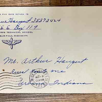 Letter - Pvt. Eugene Haupert (35373424) to Arthur Haupert (Mar. 9, 1943)