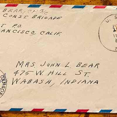 Letter - Robert Milner Bear to Mom, Mrs. John L. Bear (Postmarked Jul. 19, 1944)