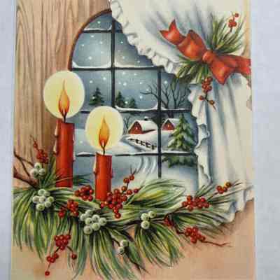 Merry Christmas Card - (1949)