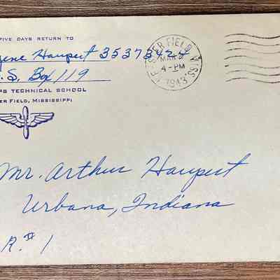 Letter - Pvt. Eugene Haupert (35373424) to Arthur Haupert (Mar. 1, 1943)