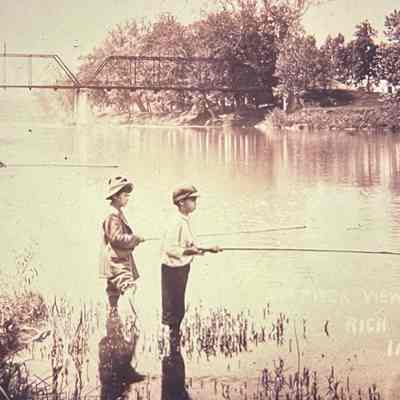Boyd Park - Bridge Park on Right Looking West