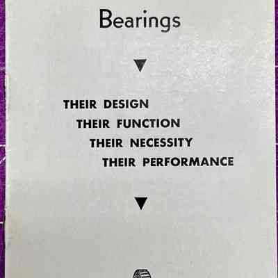 The Truth About Anti-Friction Bearings