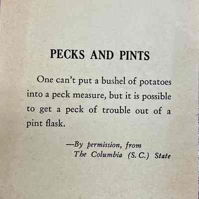 Pecks And Pints