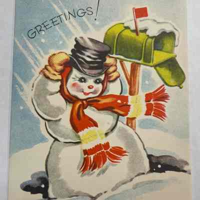 Merry Christmas Card - (1949)