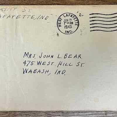 Letter - Robert Milner Bear to Mom, Mrs. John L. Bear (Postmarked Jun. 21, 1943 | 1:30PM)