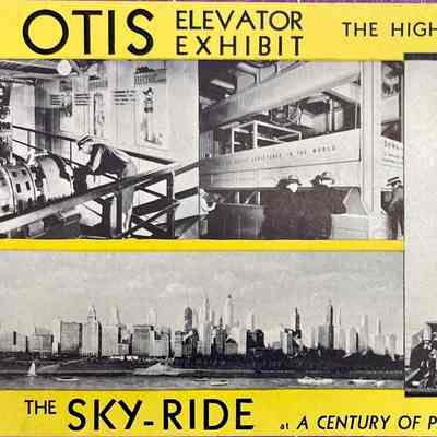 Otis Elevator Exhibit, The HIghest at the Fair