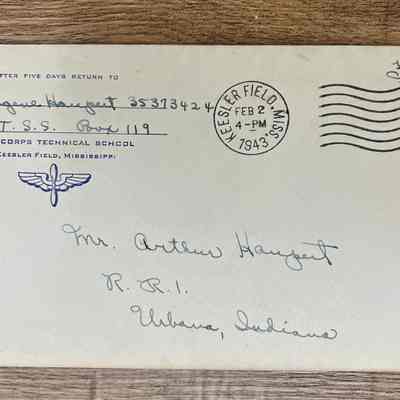 Letter - Pvt. Eugene Haupert 35373424) to Mr. Arthur Haupert (Feb. 2, 1943)