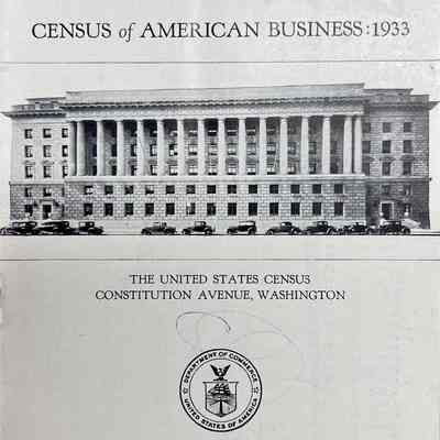 Census of American Businesses: 1933