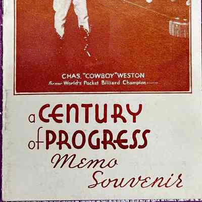 A Century of Progress Memo Souvenir