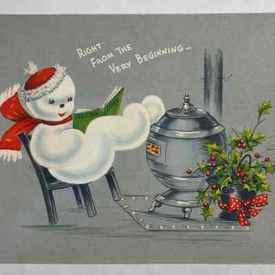 Merry Christmas Card - (1949)