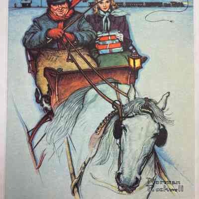 Merry Christmas and Happy New Year Card - (1951)