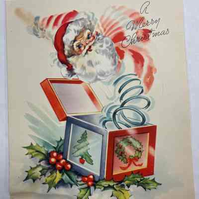 Merry Christmas and Happy New Year Card - (1951)