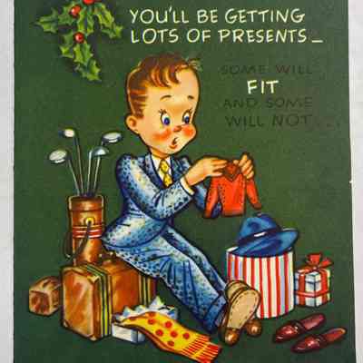Merry Christmas and Happy New Year Card - (1951)