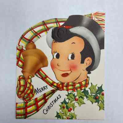 Merry Christmas and Happy New Year Card - (1949)