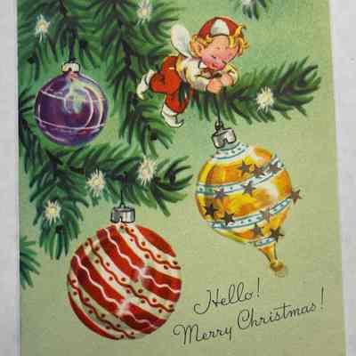 Merry Christmas Card - (1951)