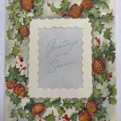 Season's Greetings Card - (1949)