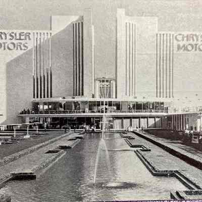 Chrysler Motors Exhibition Center - Postcard