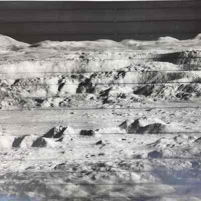 Lunar Surface Photograph; Crater Copernicus by Lunar Orbiter 2 (November 23, 1966) - Dennis Templin