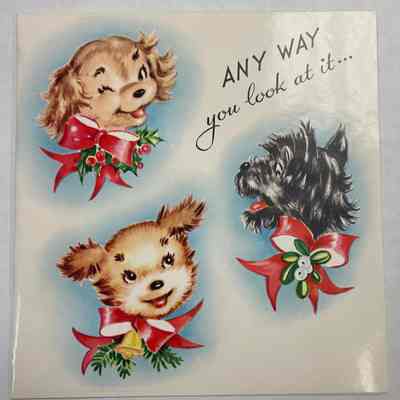 Merry Christmas and Happy New Year Card - (1949)