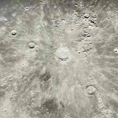NASA; Lunar Crater Copernicus and Surrounding Area - Dennis Templin