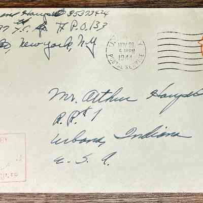 Letter - S/Sgt. Eugene Haupert (35373424) to Mr. Arthur Haupert (Nov 26, 1944)