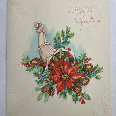 Season's Greetings Card - (1949)