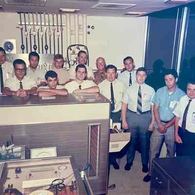 Dennis Templin - Top Far Left: NASA Employee - Digital Photograph Only, Not Owned by Museum.