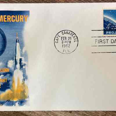 First Day Cover - Honoring Project Mercury (February 20, 1962)