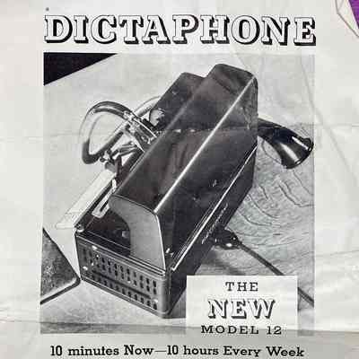 Dictaphone - The New Model 12