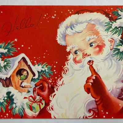 Merry Christmas and Happy New Year Card - (1951)