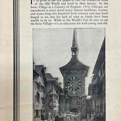 Complimentary Guide to the Swiss Village