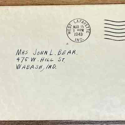 Letter - Robert Milner Bear to Mom, Mrs. John L. Bear (Postmarked Mar. 15, 1943 | 1:30PM)