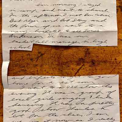 Letter - Robert Milner Bear to Mom, Mrs. John L. Bear (Sep. 4, 1944)