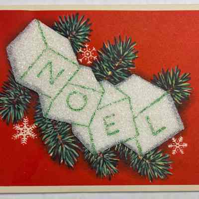 Merry Christmas Card - (1951)