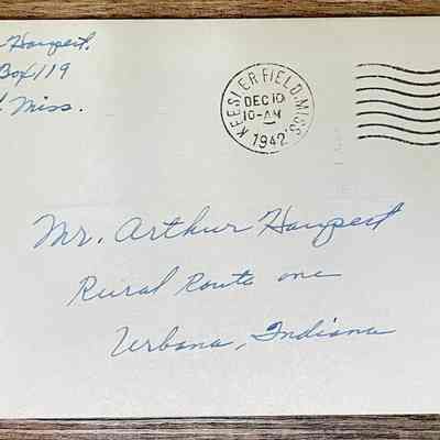 Letter - Pvt. Eugene Haupert to Arthur Haupert (Dec 9, 1942)