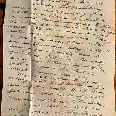 Letter - Robert Milner Bear to Mom, Mrs. John L. Bear (Jun. 29, 1944)