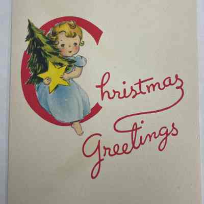 Merry Christmas and Happy New Year Card - (1951)