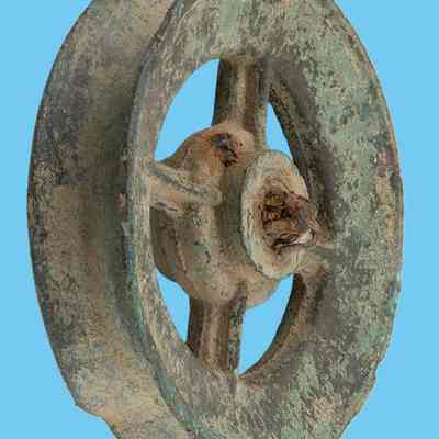 Brass Pulley Wheel from Boyd Park