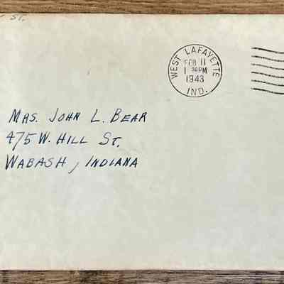 Letter - Robert Milner Bear to Mom, Mrs. John L. Bear (Postmarked Feb. 11, 1943 | 1:30PM)