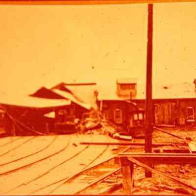 Boyd Park - Shops After Storm Early 1900's
