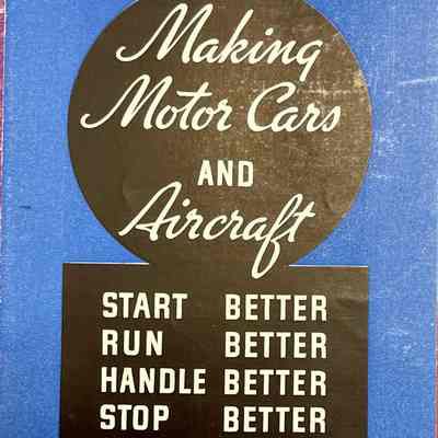Making Motor Cars and Aircraft