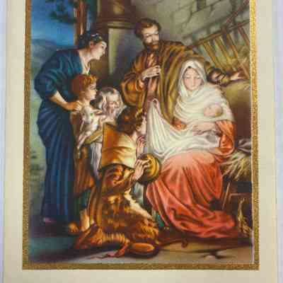 Merry Christmas and Happy New Year Card - (1948)