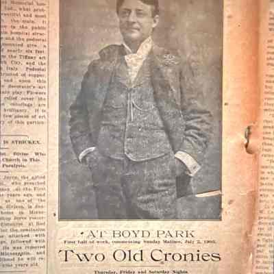 Boyd Park - Ad July 2, 1905